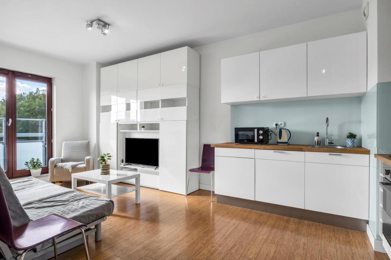 1Br New Apt 20Min Centre Parking Warschau Exterior foto